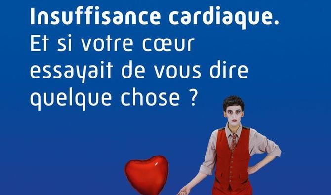 «Insuffisance cardiaque: et si votre coeur essayait de vous dire quelque chose»? (Photo, Twitter, @Assur_Maladie)