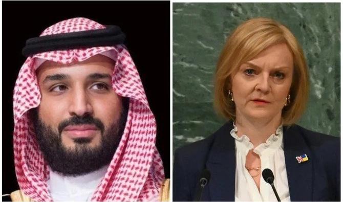 Lundi, le prince héritier d’Arabie saoudite, Mohammed ben Salmane, a reçu un appel téléphonique de la Première ministre britannique, Liz Truss. (SPA, AFP)