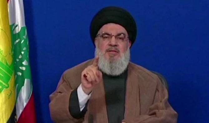Hassan Nasrallah a fustigé le gouvernement libanais pour avoir permis l'adoption de la résolution et a averti qu'elle pourrait provoquer «de grands dangers dans la zone au sud du fleuve Litani». (Fichier, AFP)   