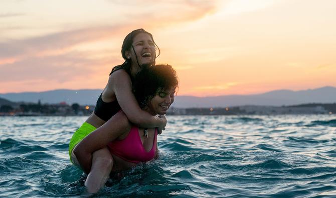 Les Nageuses. (Photo, Twitter, @YusraMardini)