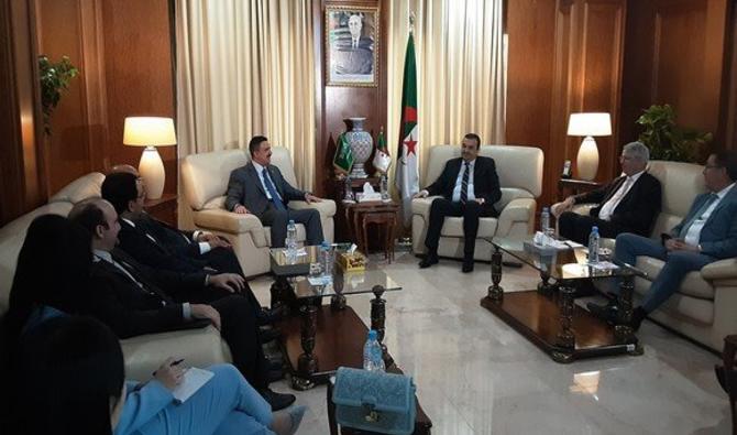 La délégation a été reçue par Mohamed Arkab, ministre de l’Énergie et des Mines, Ahmed Zeghdar, ministre de l’Industrie, Kamel Rezig, ministre du Commerce, Ali Aoun, ministre de l’Industrie pharmaceutique, et Yacine Hamadi, ministre du Tourisme et de l’Artisanat. (Photo, Hakima Bedouani)