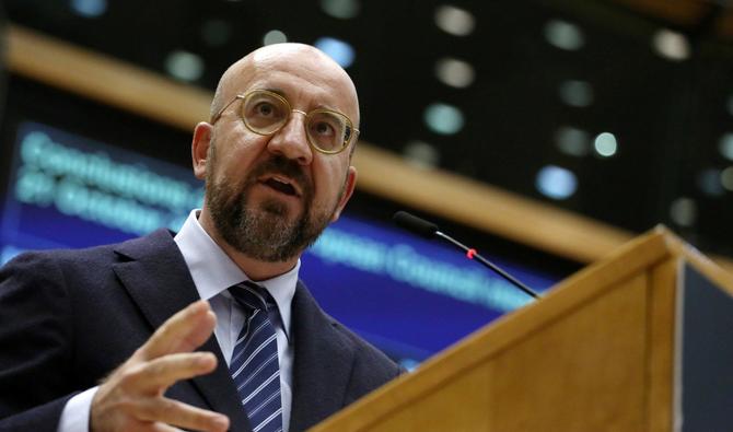 Le président du Conseil européen Charles Michel lors d'une mini-session plénière au siège de la Commission européenne à Bruxelles, le 9 novembre 2022.(Photo, AFP)