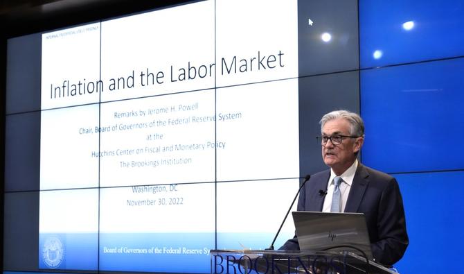 Le président de la Fed Jerome Powell s'est montré optimiste sur les chances de parvenir à ramener l'inflation dans les clous, sans pour autant faire plonger les Etats-Unis dans la récession. (Photo, AFP)