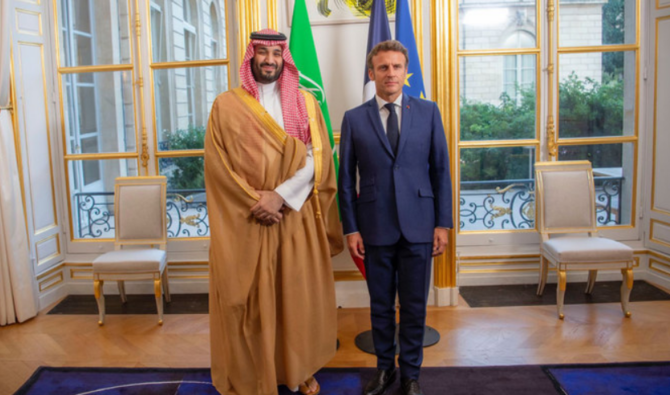 Le président français, Emmanuel Macron, accueille vendredi le prince héritier d’Arabie saoudite, Mohammed Ben Salmane, autour d’un déjeuner en tête-à-tête au palais de l’Élysée (Photo, AFP).