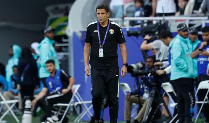 La Jordanie, guidée par l'expertise tactique du sélectionneur marocain Houcine Ammouta, s'est frayée un chemin jusqu'aux demi-finales de la Coupe d'Asie des Nations (Photo, AFP).