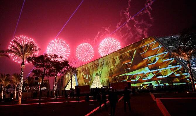 Le Grand Musée Egyptien, le plus grand musée archéologique au monde consacré à une seule civilisation, a officiellement ouvert ses portes (AFP).