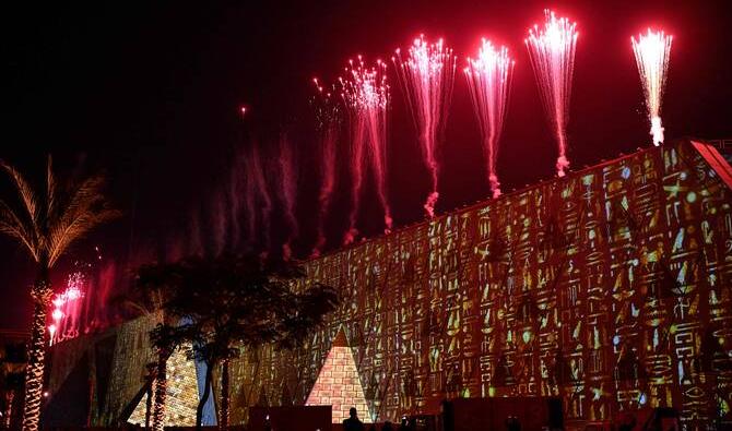 Le Grand Musée Egyptien, le plus grand musée archéologique au monde consacré à une seule civilisation, a officiellement ouvert ses portes (AFP).