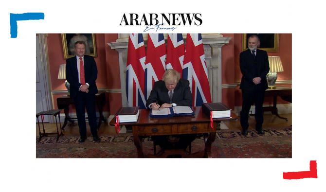 Boris Johnson Signe L'accord Post Brexit Avec L'UE | Arabnews Fr